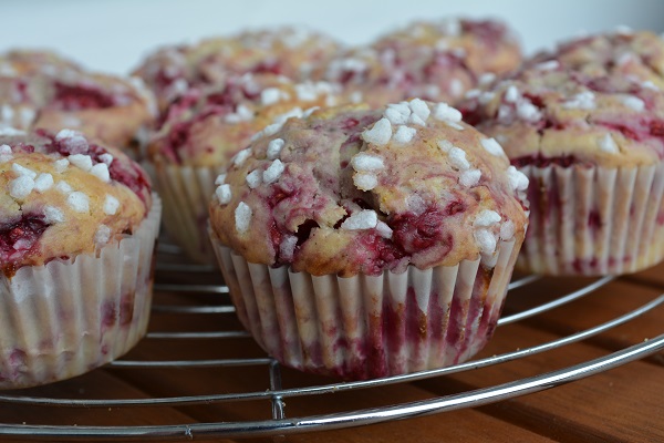 himbeer muffins5