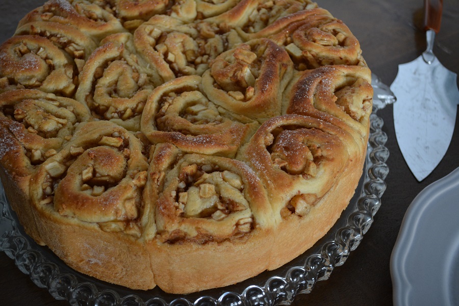 Apfel-Zimtschnecken Kuchen - Der Kuchenbäcker