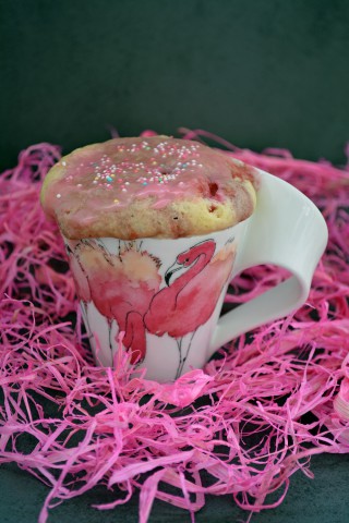 Pink Flamingo Mug Cake 5-2