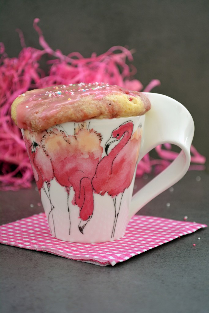 Pink Flamingo Mug Cake 6-2