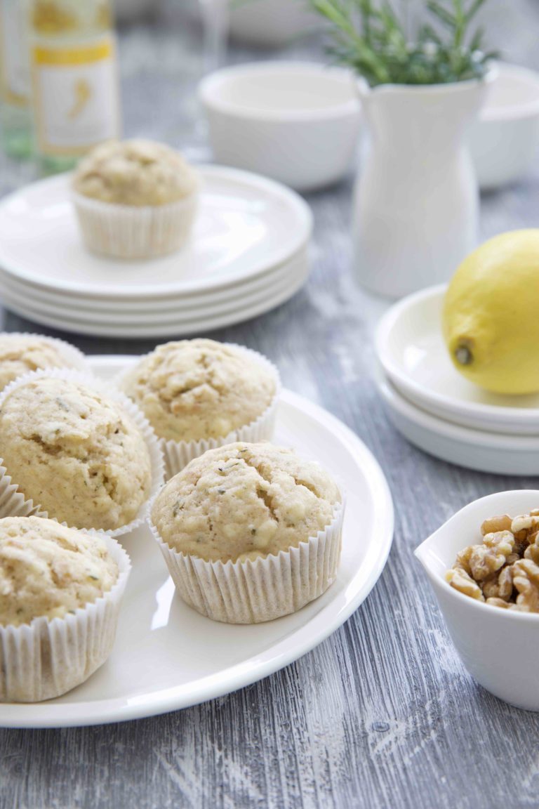 Rosmarin Walnuss Muffins - perfekter Snack zum Glas Wein