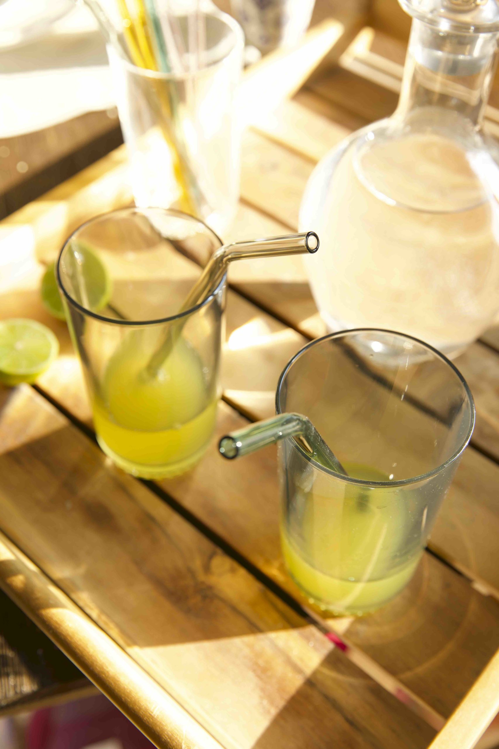 Gurken Limetten Limonade - Erfrischung an heißen Sommertagen