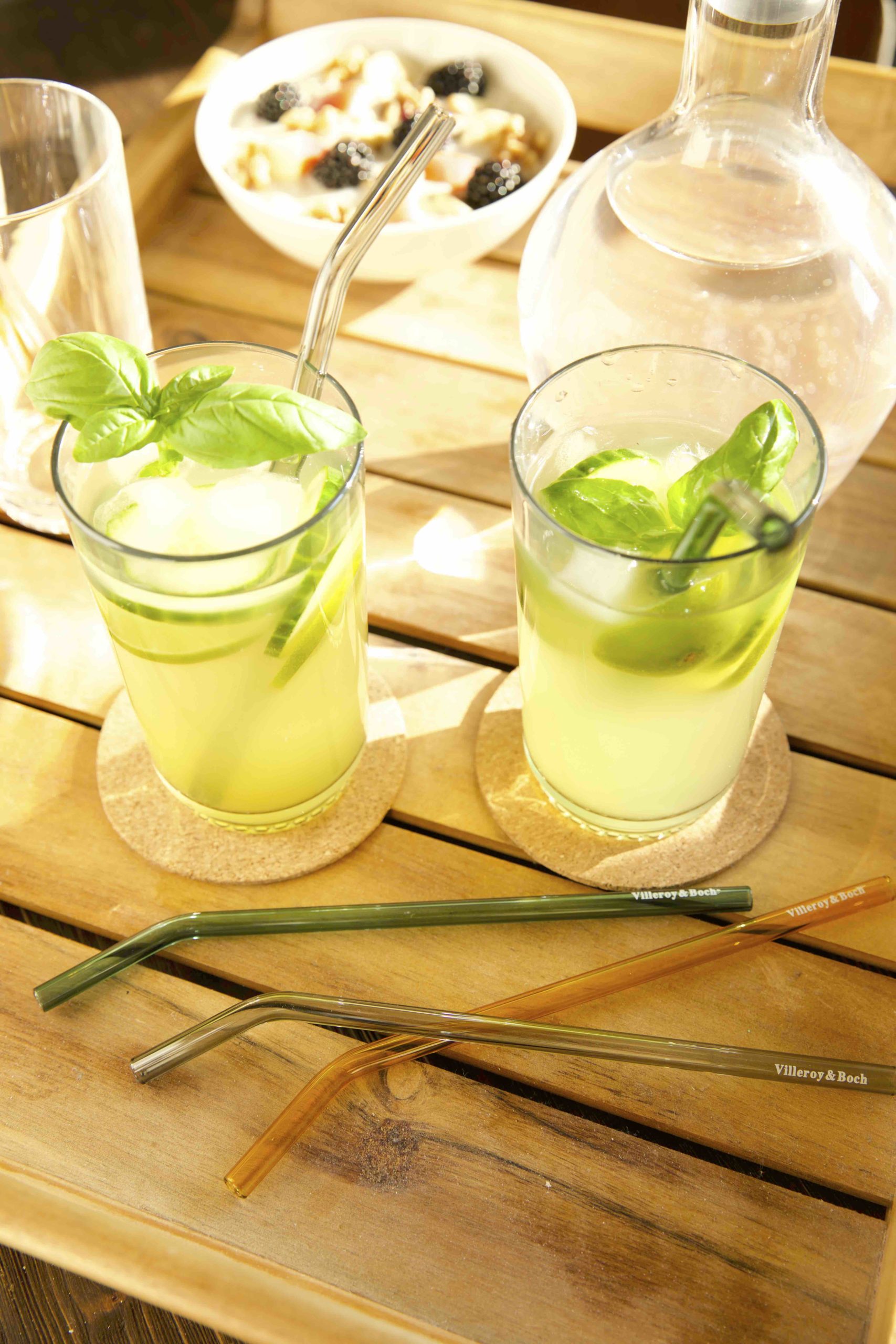 Gurken Limetten Limonade - Erfrischung an heißen Sommertagen