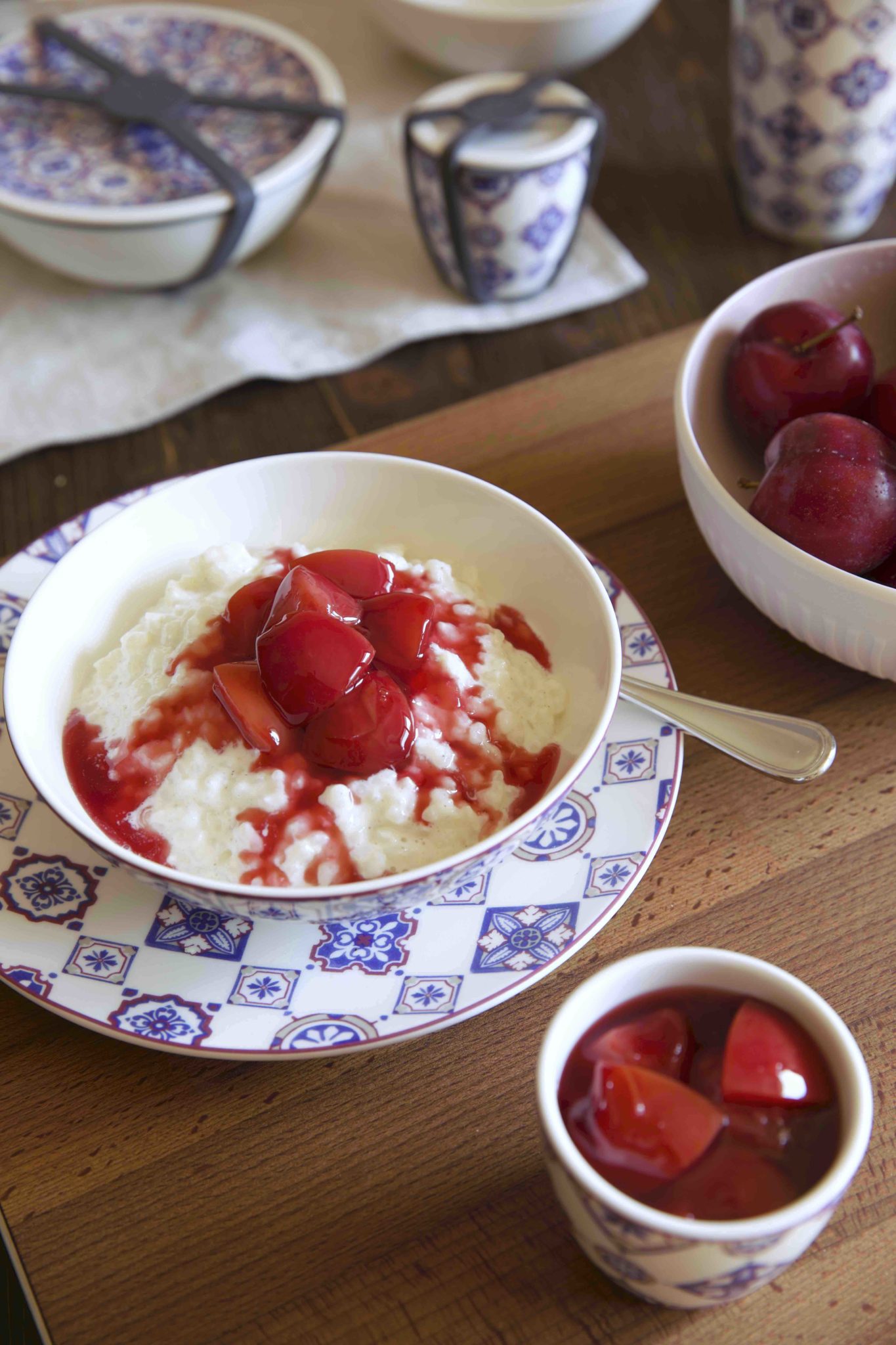 Milchreis mit Pflaumenkompott - Meal Prep - Süßes Mittagessen fürs Büro