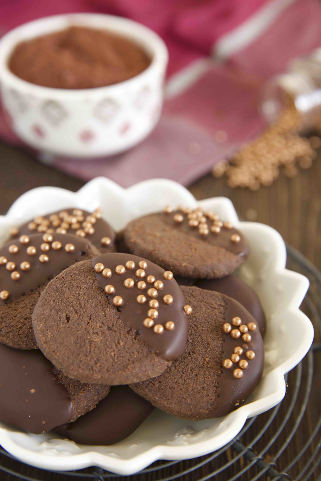 Schokoladen Plätzchen mit Kardamom - Der Kuchenbäcker