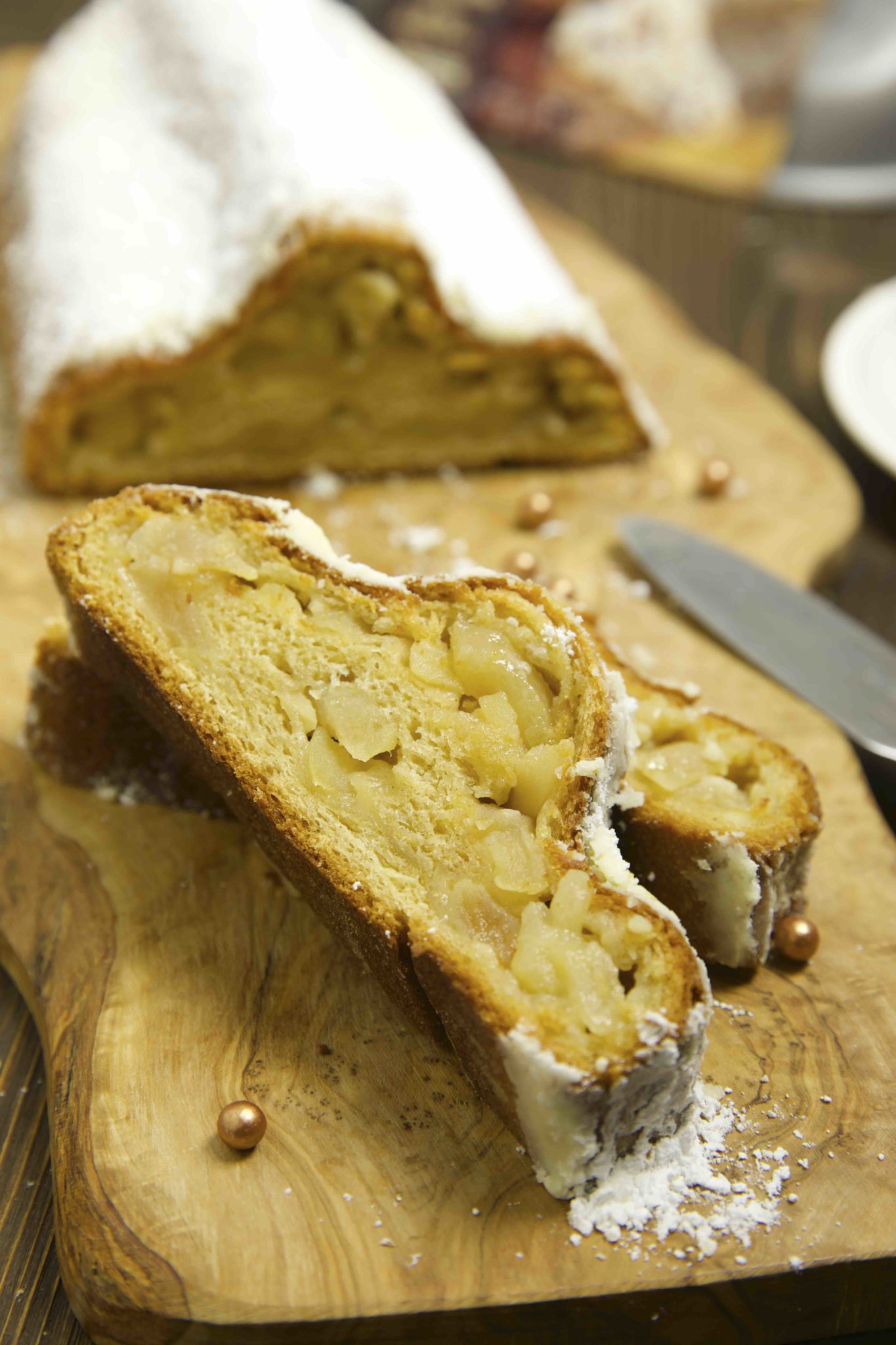 Rezept für Bratapfel Christstollen - we love baking - Der Kuchenbäcker