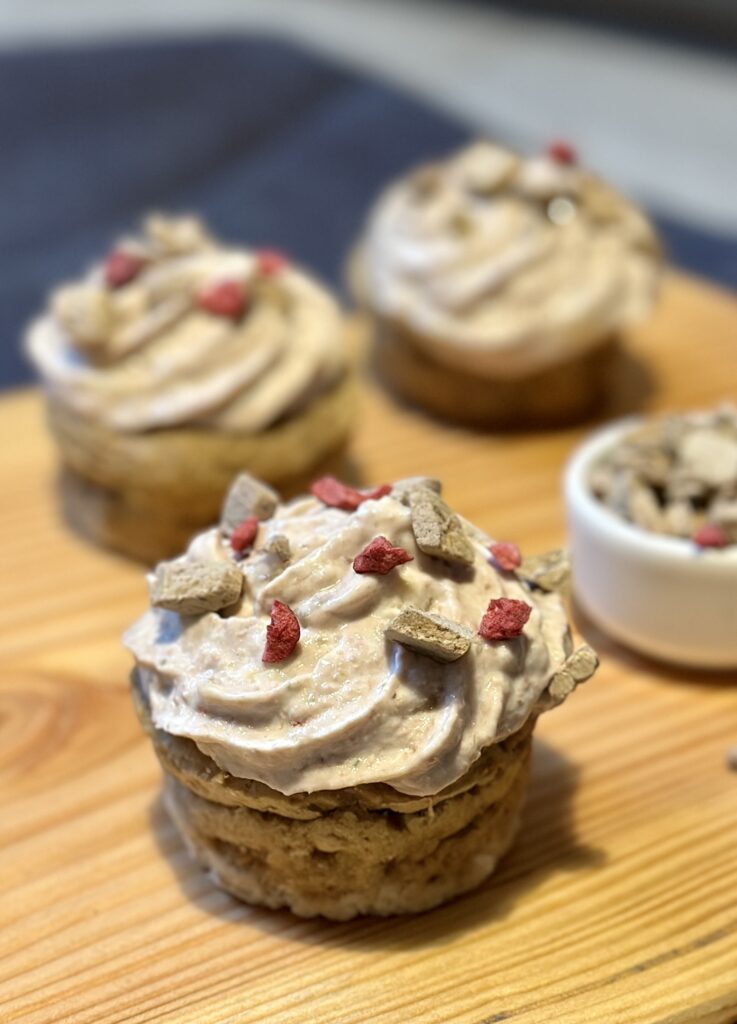 Hackfleisch Muffins für Hunde